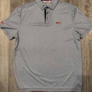 Black Clover Men's Black and Gray Polo Shirt